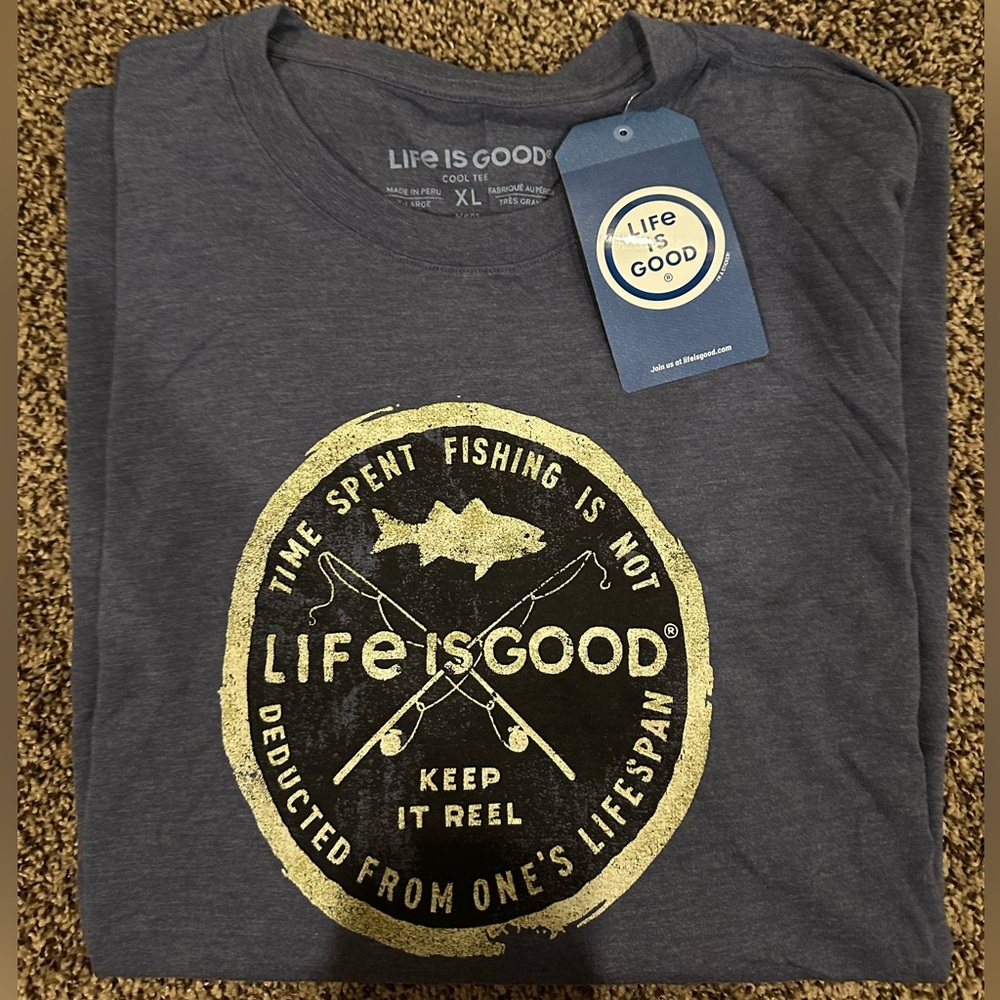 Life is Good Fishing Long Sleeve